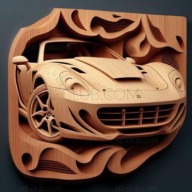 3D model Ferrari 599 GTB Fiorano (STL)